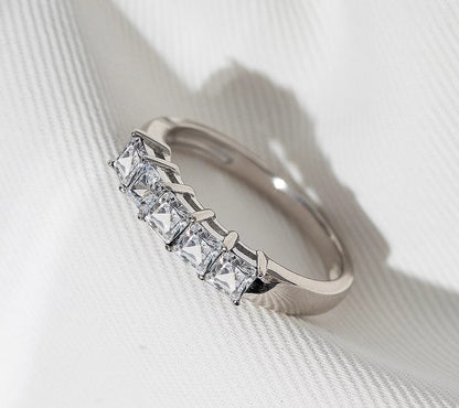 Princess Cut Five Stone Ring