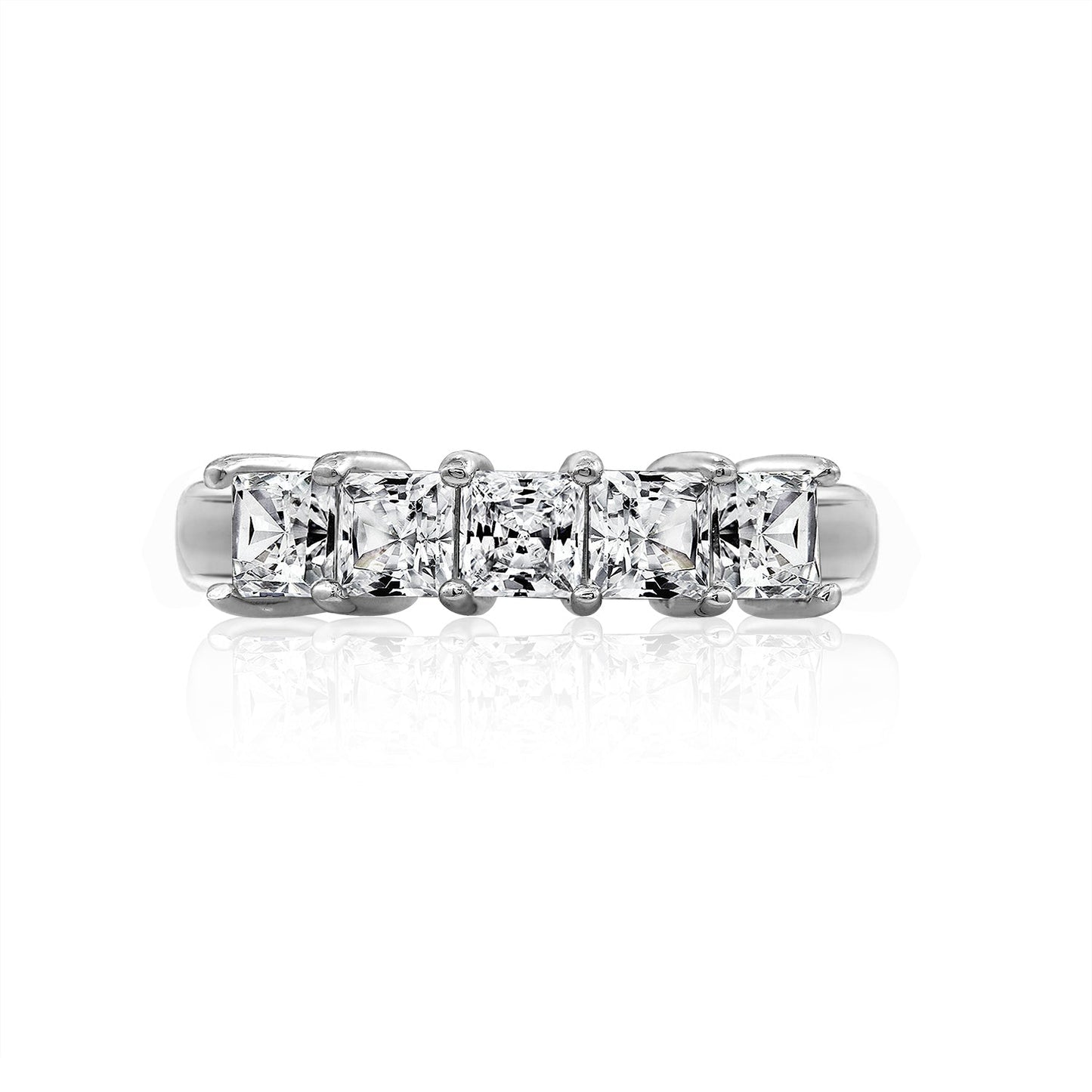 Princess Cut Five Stone Ring