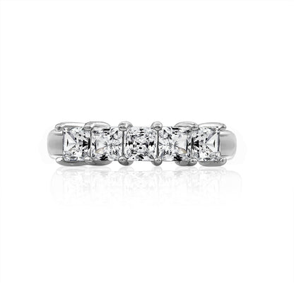 Princess Cut Five Stone Ring