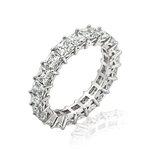 4.90 cttw Princess Cut Eternity Ring