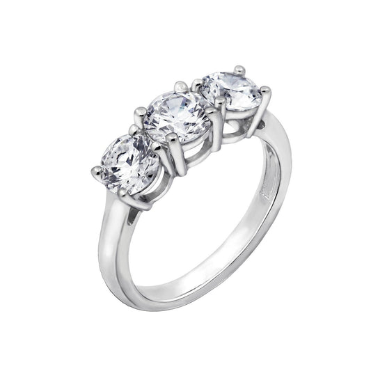 Round Cut 3-Stone Ring JER13204