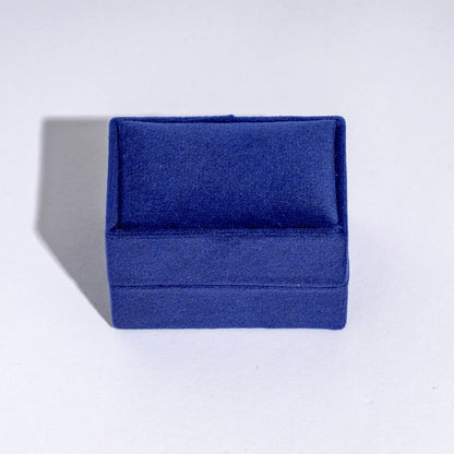 Velvet Retangled Jewelry Box With 3 Die Cuts 60*40*45mm