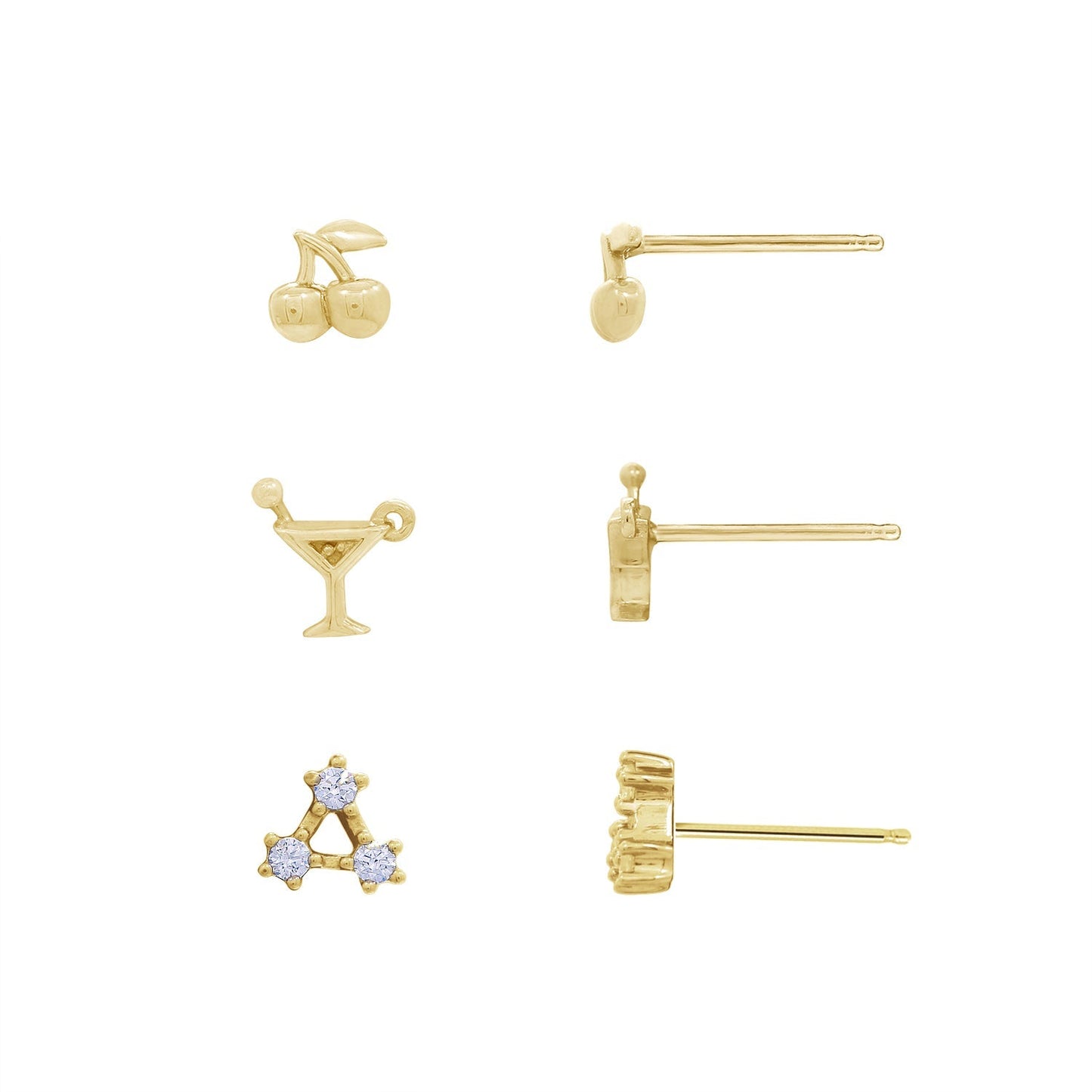 Cocktail Summer Minimal Earrings Set JES20185