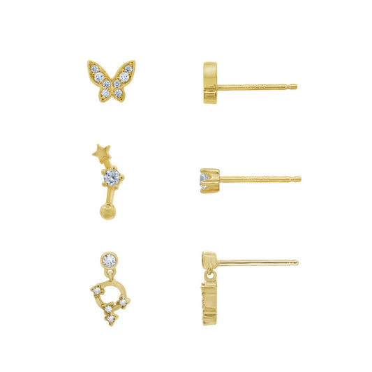 Comet Summer Minimal Earrings Set JES20186