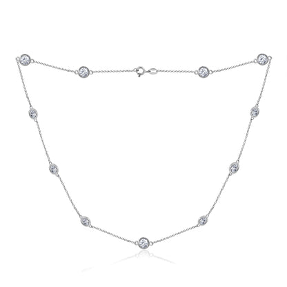 White Station Necklace