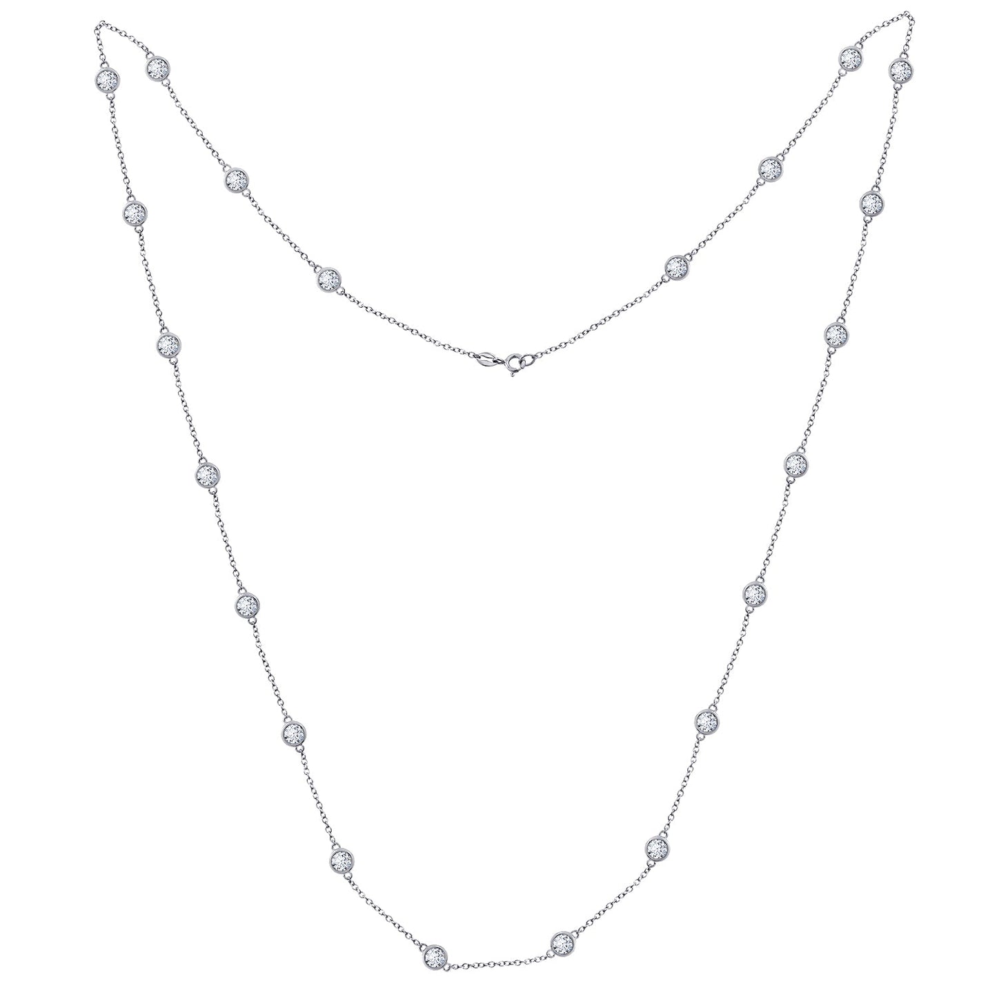 White Station Necklace