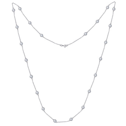 White Station Necklace