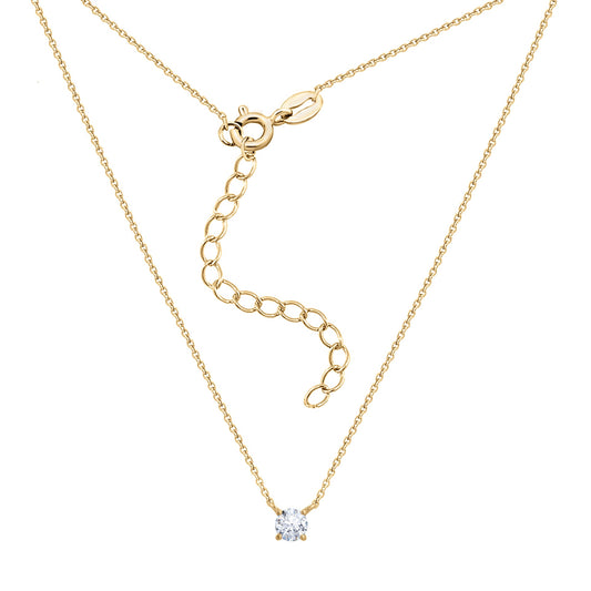 Solitaire Pendant Necklace