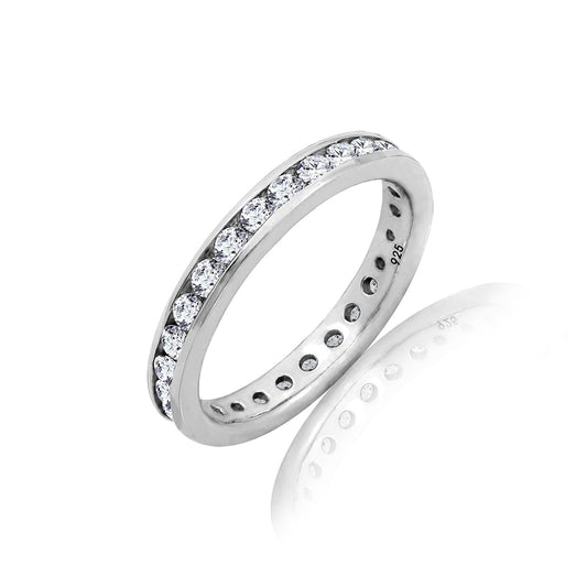 1 cttw Channel Set All-Around Eternity Ring