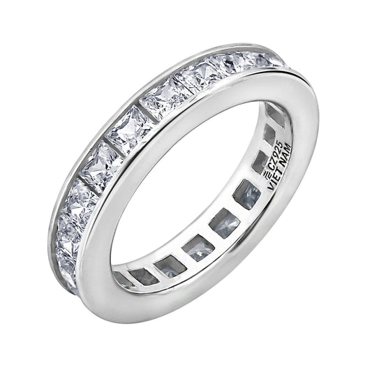 Channel-Setting Princess-Cut All-Around Eternity Ring