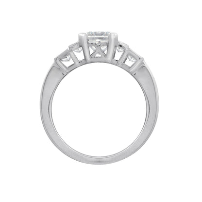 Tapered Emerald Cut Ring JER09761