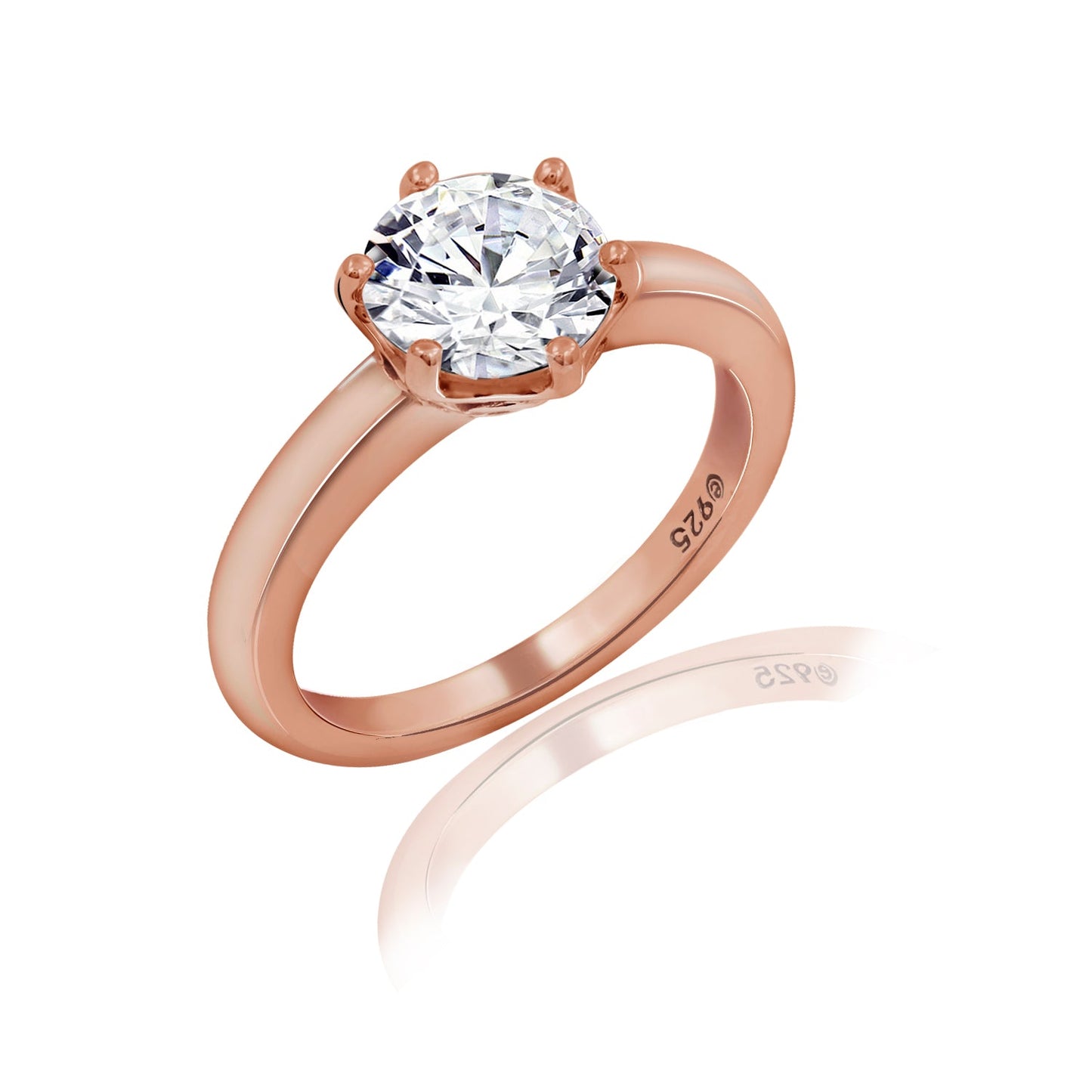 2 cttw Round Solitaire Ring