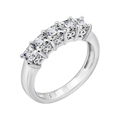 1 Cttw Princess Cut 5-Stone Ring