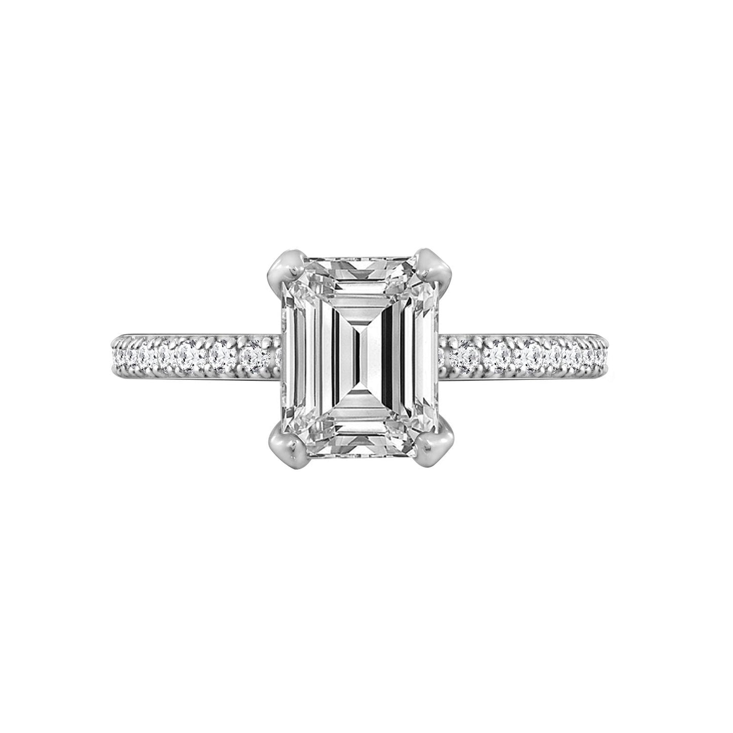 Classic Emerald Cut Solitaire Ring JER22361