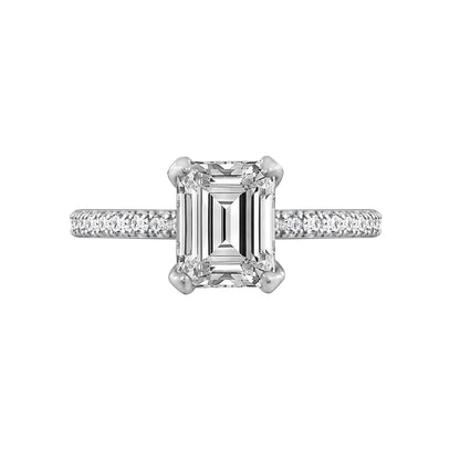 Classic Emerald Cut Solitaire Ring JER22361