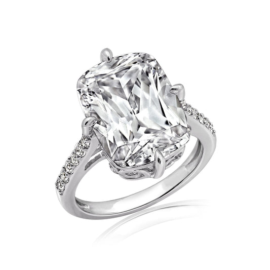 Cathedral Emerald Cut Cocktail Ring JER01705