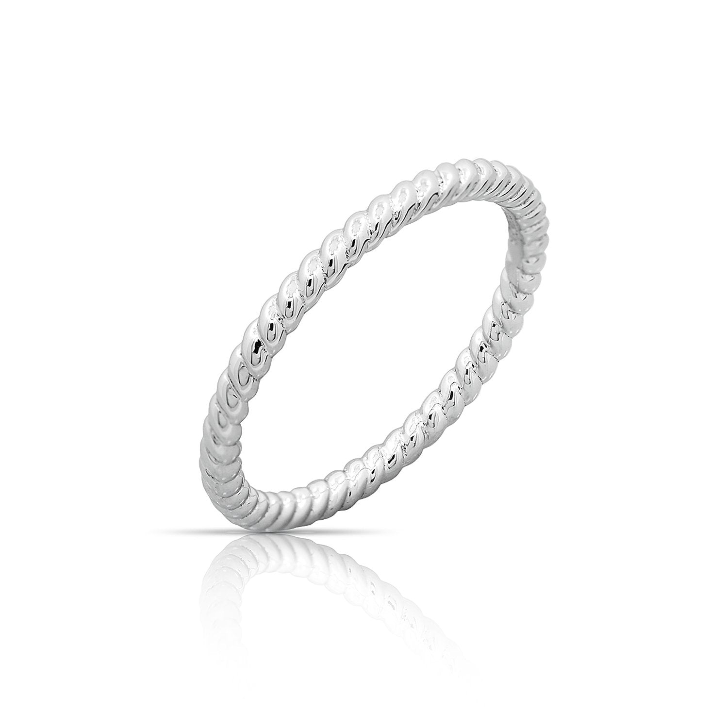 Kiera New York 'RING BAR' ROPE STACK RING - GEMOUR