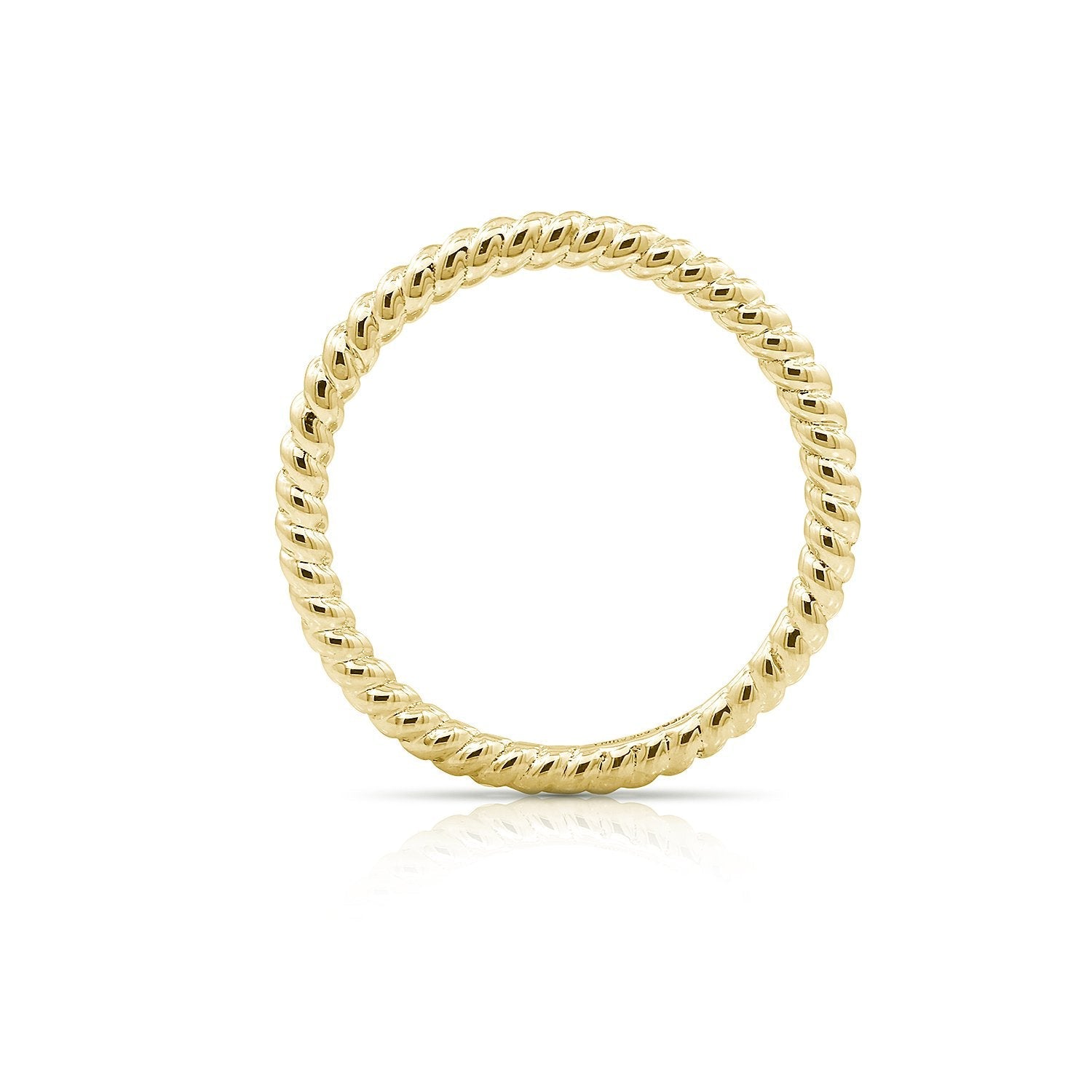 Kiera New York 'RING BAR' ROPE STACK RING