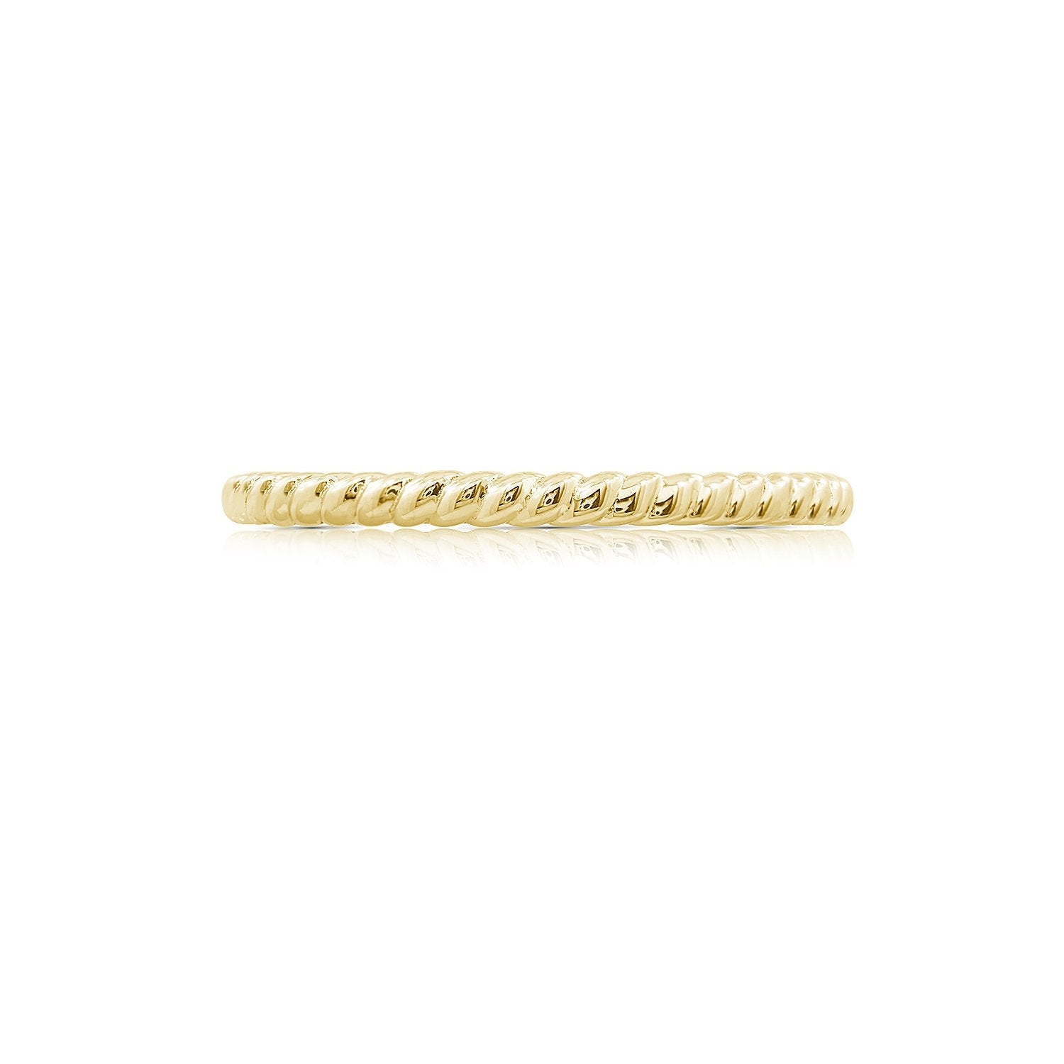 Kiera New York 'RING BAR' ROPE STACK RING