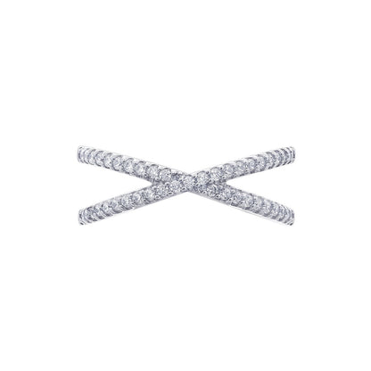 Thin Criss Cross X Ring JER18798