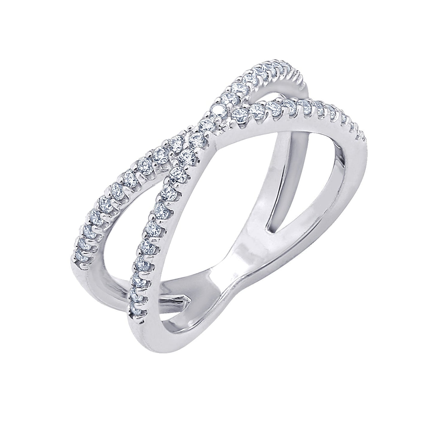 Thin Criss Cross X Ring JER18798