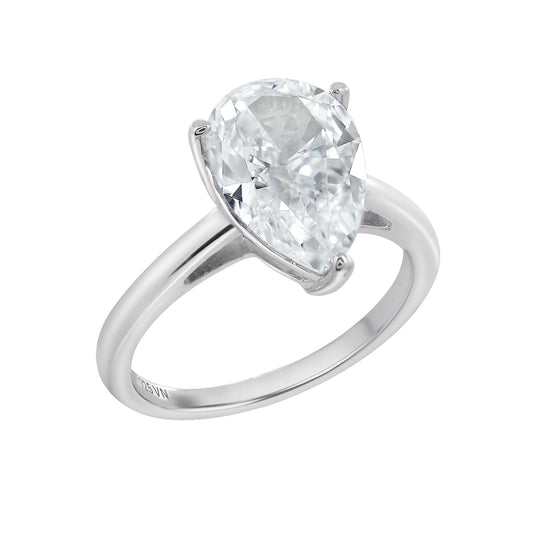 4ct Solitaire Emerald Cut Cocktail Ring JER23737