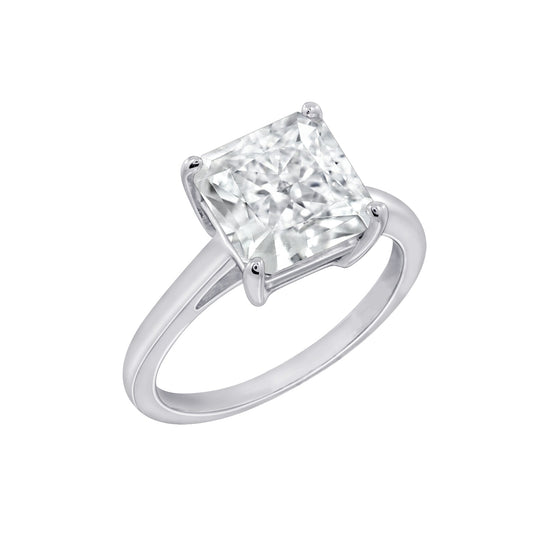 4ct Solitaire Princess Cut Cocktail Ring JER23738