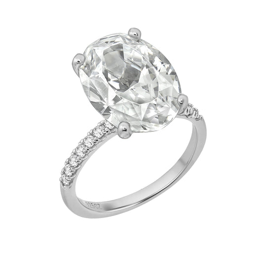 Oval Solitaire Engagement Ring JER24087