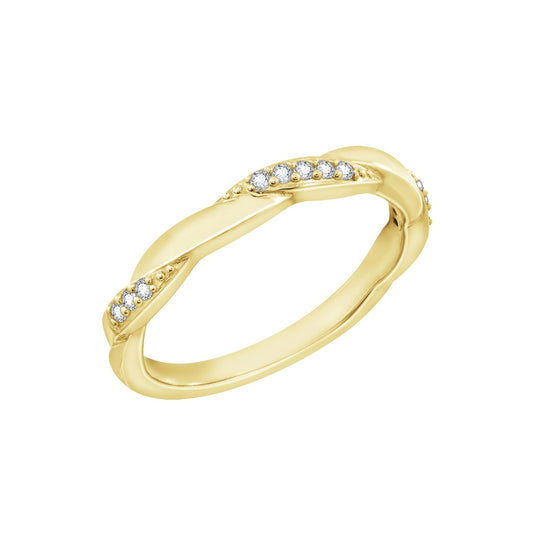 Pave Twist Ring