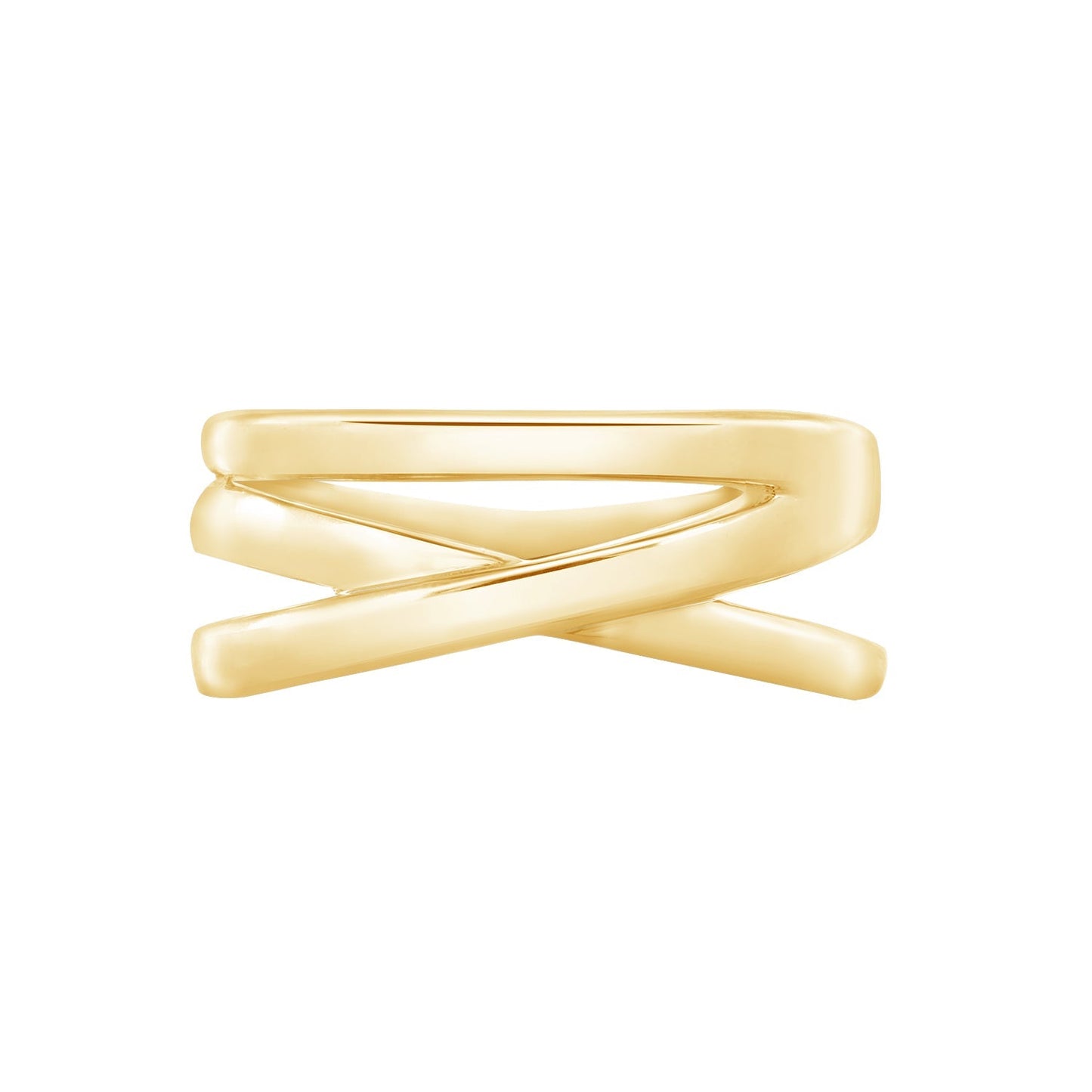 Free form Criss-cross Ring