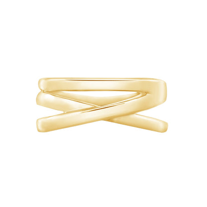 Free form Criss-cross Ring