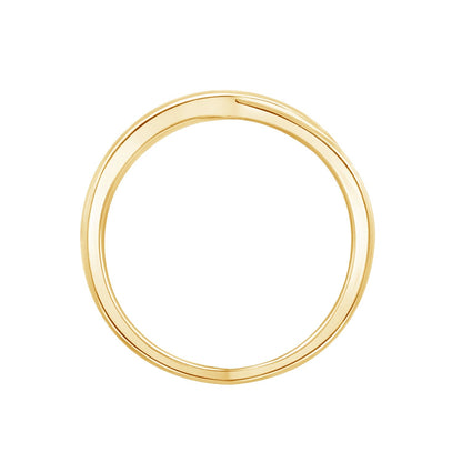 Free form Criss-cross Ring