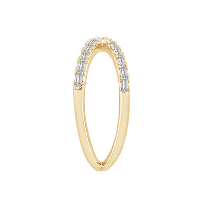 Double Horizontal Baguette X Ring