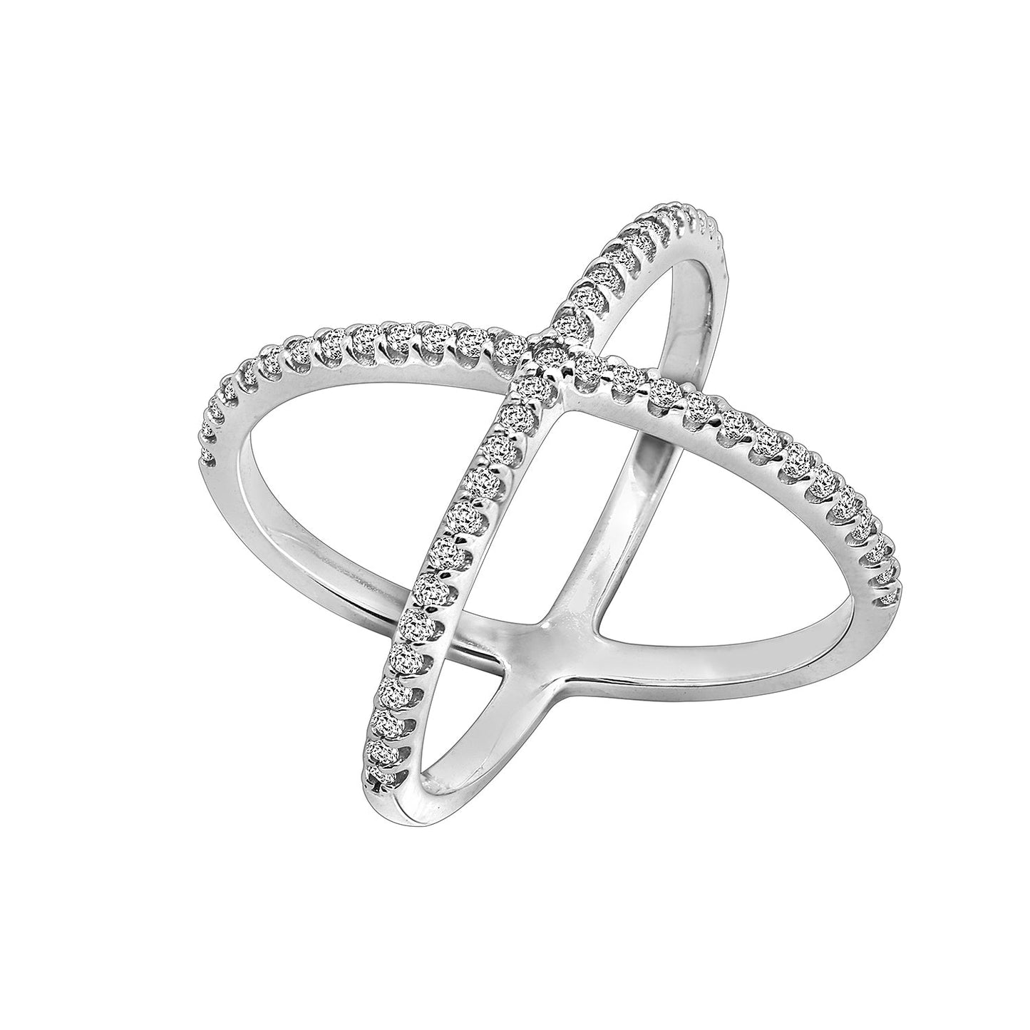 Wide Criss Cross X Ring JER03060