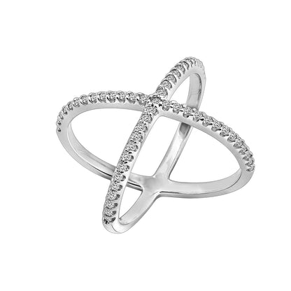 Wide Criss Cross X Ring JER03060